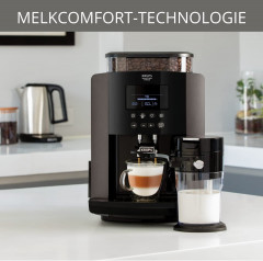 Krups Krups Kaffeevollautomat EA 819E Arabica Latte Quattro Force  Полностью автоматическая кофемашина Krups EA 819E Arabica Latte Quattro Force