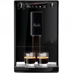 Melitta Melitta Kaffeevollautomat Solo E950-222, pure black, aromatischer Kaffee  Espresso bei nur 20 cm Breite  Полностью автоматическая кофемашина Melitta Solo E950-222, чистый черный, ароматный кофе эспрессо шириной всего 20 см.