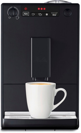 Melitta Melitta Kaffeevollautomat Solo E950-222, pure black, aromatischer Kaffee Espresso bei nur 20 cm Breite Полностью автоматическая кофемашина Melitta Solo E950-222, чистый черный, ароматный кофе эспрессо шириной всего 20 см.
