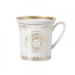 Rosenthal meets Versace Rosenthal Versace Medusa Gala Gold Becher mit Henkel 0,35 L Rosenthal Versace Medusa Gala Золотая кружка с ручкой 0,35 л