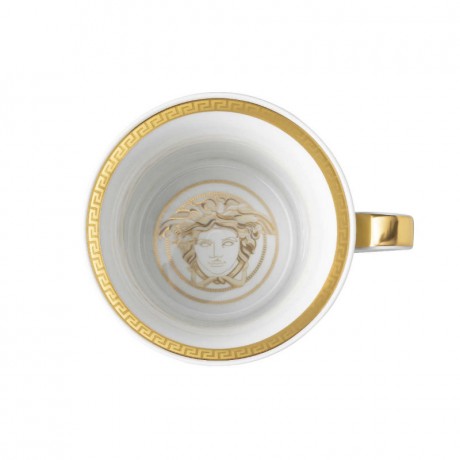 Rosenthal meets Versace Rosenthal Versace Medusa Gala Gold Becher mit Henkel 0,35 L Rosenthal Versace Medusa Gala Золотая кружка с ручкой 0,35 л