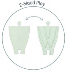 PLANTOYS Planworld Strassen und Schienen Weichen Set Autospielesets Набор Planworld Road and Rail Turnout Set Автомобильные игровые наборы