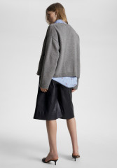 Tommy Hilfiger V NK Cardigan med heather grey V НК Кардиган средний вереск серый