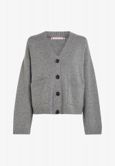 Tommy Hilfiger V NK Cardigan med heather grey V НК Кардиган средний вереск серый