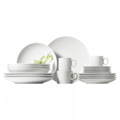 Thomas Thomas Loft Weiss Kombi-Set 4 Personen mit Kaffeetasse 20-tlg. Набор комбинаций Thomas Loft Weiss на 4 персоны с кофейной чашкой 20 предметов.