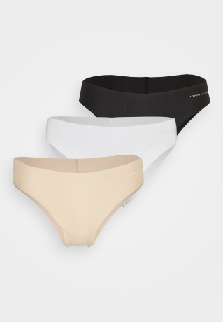 Tommy Hilfiger BRAZILIAN 3 PACK Briefs black/white/misty blush BRAZILIAN 3 PACK Трусы черный/белый/туманный румянец