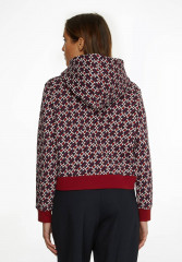 Tommy Hilfiger REG AO MONOGRAM Sweatshirt deep rouge multi REG AO МОНОГРАММА Толстовка глубокие румяна мульти