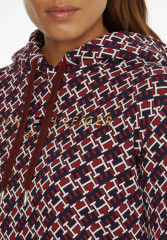 Tommy Hilfiger REG AO MONOGRAM Sweatshirt deep rouge multi REG AO МОНОГРАММА Толстовка глубокие румяна мульти