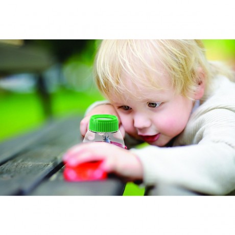 Edu-Toys Bunte grosse Becherlupe blau grun Красочное большое увеличительное стекло сине-зеленое