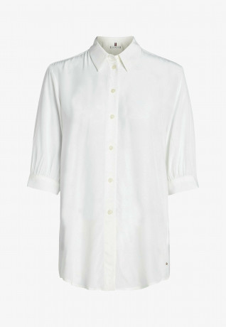 Tommy Hilfiger REGULAR FIT Button-down blouse ecru REGULAR FIT Блузка на пуговицах экрю