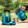 Makita Makita Reise-Wasserkocher DKT360Z Akku-Wasserkocher blau/schwarz, 0,8 l Дорожный чайник Makita DKT360Z чайник беспроводной синий/черный, 0,8 л