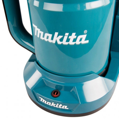 Makita Makita Reise-Wasserkocher DKT360Z Akku-Wasserkocher blau/schwarz, 0,8 l Дорожный чайник Makita DKT360Z чайник беспроводной синий/черный, 0,8 л