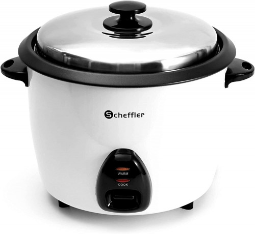 Scheffler Scheffler Reiskocher 1.5L-4.2L, 800-1600 W, Warmhaltefunktion, Antihaftbeschichtet, inkl. Reisloffel + Messbecher, Deckel aus Edelstahl Рисоварка Scheffler 1,5–4,2 л, 800–1600 Вт, функция поддержания тепла, антипригарное покрытие, в комплекте л