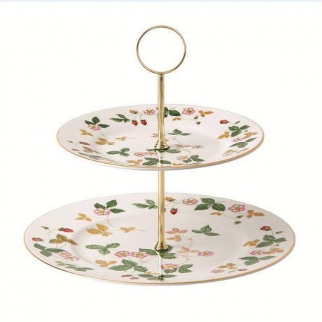 Wedgwood Wedgwood 'Wild Strawberry' Etagere 2-tlg. Wedgwood "Wild Strawberry" Подставка для торта 2 шт.