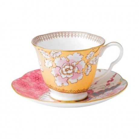 Wedgwood Wedgwood 'Butterfly Bloom' Teetasse Gelb 2-tlg. Wedgwood "Butterfly Bloom" Чашка для чая желтая 2 шт.