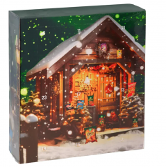 funny-frisch Adventskalender 2025 Адвент-календарь funny-frisch XXL, наполненный 24 чипсами и закусками, 45 см x 39 см, 810 г, Германия