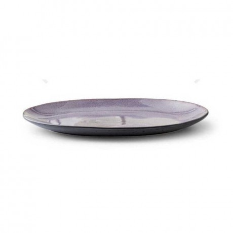 Bitz Bitz Gastro black / lilac Platte oval 36x25 cm Блюдо Bitz Gastro черное/сиреневое овальное 36x25 см