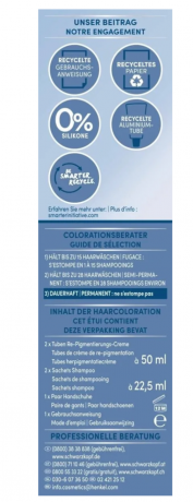 Schwarzkopf Men Re-Nature Dark Краска от седины для мужчин, постепенное восстановление цвета волос, тёмно-каштановый / чёрный, 145 мл