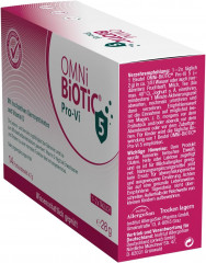 OMNi BiOTiC Pro-Vi 5 14st, Пробиотик с витамином D для иммунитета и кишечника, 5 млрд полезных бактерий, 5 штаммов, 14 саше х 2г