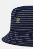 Tommy Hilfiger FEMININE BUCKET HAT Hat washed denim ЖЕНСКАЯ ШАПКА ОТ ВЕША Шляпа выстиранный деним