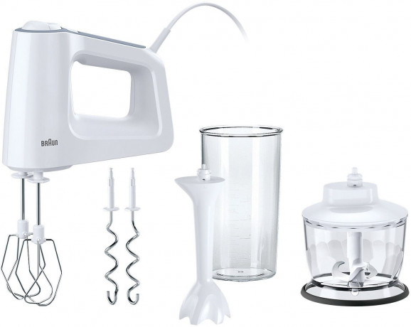 Braun Braun Handmixer HM 3135, 500 W, 5 Stufen  Ручной миксер Braun HM 3135, 500 Вт, 5 уровней