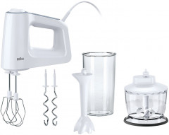 Braun Braun Handmixer HM 3135, 500 W, 5 Stufen  Ручной миксер Braun HM 3135, 500 Вт, 5 уровней