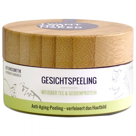 I WANT YOU NAKED Gesichtspeeling Weisser Tee & Seide Gesichtspeeling Gesichtspeeling, 100 мл