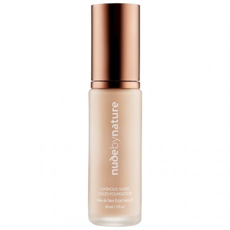 Nude by Nature Luminous Sheer Liquid Foundation Foundation Foundation, 30 мл