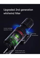 MooSoo MooSoo Akku-Handstaubsauger F20Pro Akku-Staubsauger, 28 kPa, beutellos, 60 Min., 5 Dusen, 400,00 W, Beutellos, Burstenloser Motor, 80 Luftwatt, Filterzyklon + Baumwollfilter (H13)  Беспроводной ручной пылесос MooSoo Беспроводной пылесос F20Pro, 28 