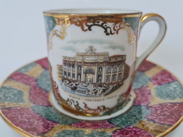 P.R. Bavaria Чайная пара "Достопримечательности Рима", Германия, 1960-70гг.