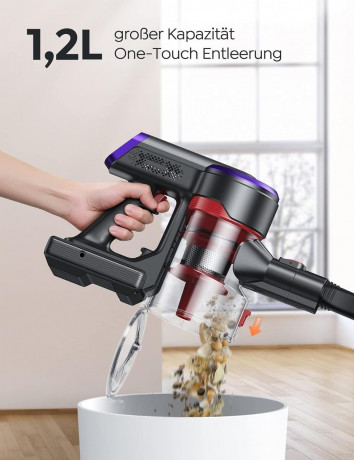 Buture Buture Akku-Hand-und Stielstaubsauger, 400,00 W, buetellos, Akku Staubsauger JR400 Staubsauger kabellos 33000Pa/400W bis zu 55 MIN  Беспроводной ручной и стержневой пылесос Buture, 400,00 Вт, buetellos, беспроводной пылесос JR400, беспроводной пыле