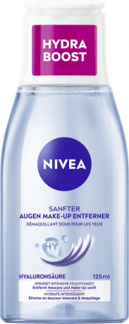 NIVEA Sanfter Augen Make-up Entferner, 125 ml, Нивеа Мягкое средство для снятия макияжа с глаз, провитамин B5, без масла, 125 мл