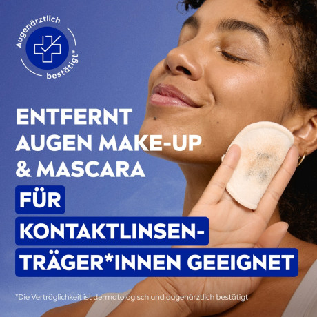 NIVEA Sanfter Augen Make-up Entferner, 125 ml, Нивеа Мягкое средство для снятия макияжа с глаз, провитамин B5, без масла, 125 мл