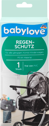 babylove Эластичный Дождивик для Всех Видов Колясок Защищает от Непогоды и Сохраняет Тепло, 1 шт