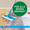 Swiffer Bodenwischer Wet Mop Starter-Set: 1 Bodenwischer + 6 Feuchte Bodentucher, Набор для влажной уборки пола Wet Kit (Германия), швабра и 6 влажных салфеток с ароматом цитруса, удаляет стойкие загрязнения