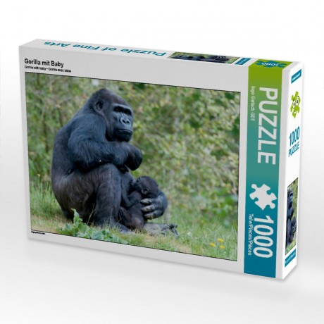 CALVENDO Puzzle CALVENDO Puzzle Gorilla mit Baby Пазл CALVENDO Пазл горилла с малышом