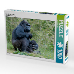 CALVENDO Puzzle CALVENDO Puzzle Gorilla mit Baby Пазл CALVENDO Пазл горилла с малышом