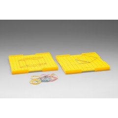 Wissner aktiv lernen Geometriebrett gross doppelseitig gelb Доска для геометрии большая двусторонняя желтая