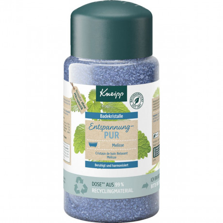 Kneipp Badekristalle Entspannung Pur Melisse, 600 g, Kneipp кристаллы для ванны «Чистое расслабление» с мелиссой, 600 г