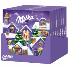 Milka Adventszauber Adventskalender, Milka Adventszauber адвент-календарь 2026 с 24 шоколадными фигурками и пятью начинками, 238 г