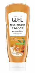 Guhl Feuchtigkeit &amp; Glanz Naehrende Spuelung, 200 ml, Guhl питательный бальзам-ополаскиватель для сухих волос с облепиховым маслом и витамином E, 200 мл