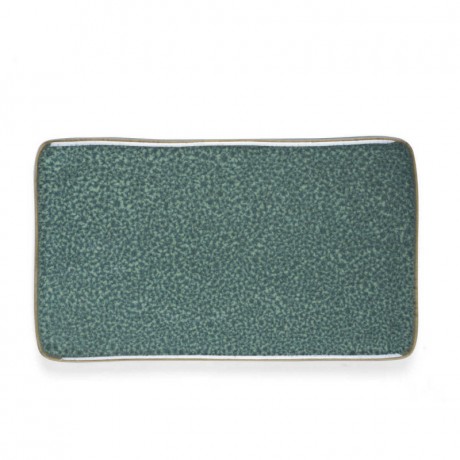 Bitz Bitz Gastro green Beilagenteller eckig 22x12,8 cm Тарелка квадратная квадратная Bitz Gastro 22x12,8 см, зеленая