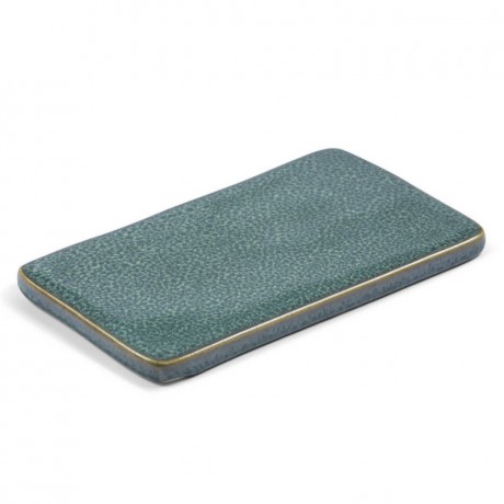 Bitz Bitz Gastro green Beilagenteller eckig 22x12,8 cm Тарелка квадратная квадратная Bitz Gastro 22x12,8 см, зеленая