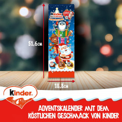 kinder Mini Friends Adventskalender, Адвент-календарь 51см х 18см kinder Mini Friends, 24 шоколада, 164 г