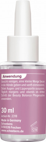 Schaebens Beauty Balance Serum, 30 ml, Увлажняющая сыворотка для разглаживания кожи в период менопаузы, 30 мл