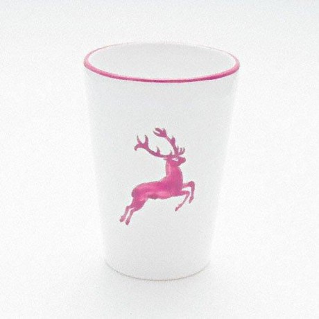 Gmundner Keramik Gmundner Keramik Bordeauxroter Hirsch Trinkbecher 0,28 L / h: 11 cm Керамическая чашка для питья Gmundner Bordeaux Red Deer 0,28 л / высота: 11 см
