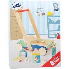 Small Foot Lauflernwagen Bauklotze Move it! Детские ходунки строительные блоки двигайся!
