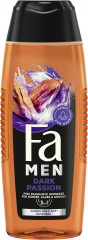 Fa Men Dark Passion Duschgel 250 ml, Мужской гель для душа FA Dark Passion 3 в 1 для тела, лица и волос, 250 мл