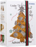 KORRES Under The Gold and Silver Sky Advent Calendar 2026, Адвент-календарь KORRES 2026, 24 подарка и коробки-пазл с четырьмя зимними сюжетами
