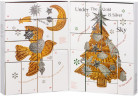 KORRES Under The Gold and Silver Sky Advent Calendar 2026, Адвент-календарь KORRES 2026, 24 подарка и коробки-пазл с четырьмя зимними сюжетами